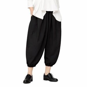 Comme Des Garcons Garconne Balloon Gabardine Pants S M Black Avant Garde